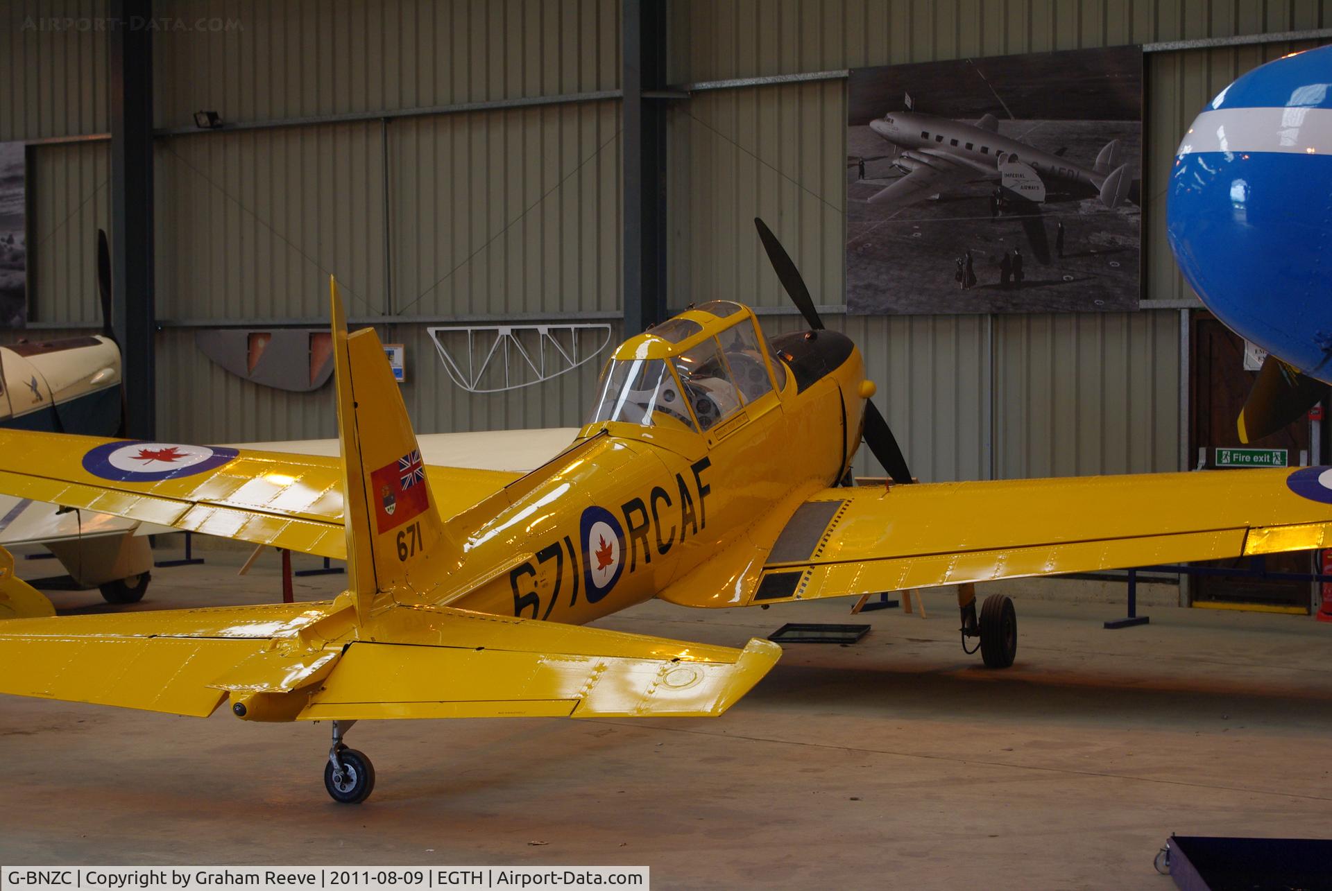 G-BNZC, 1952 De Havilland DHC-1 Chipmunk 22 C/N C1/0778, On display.