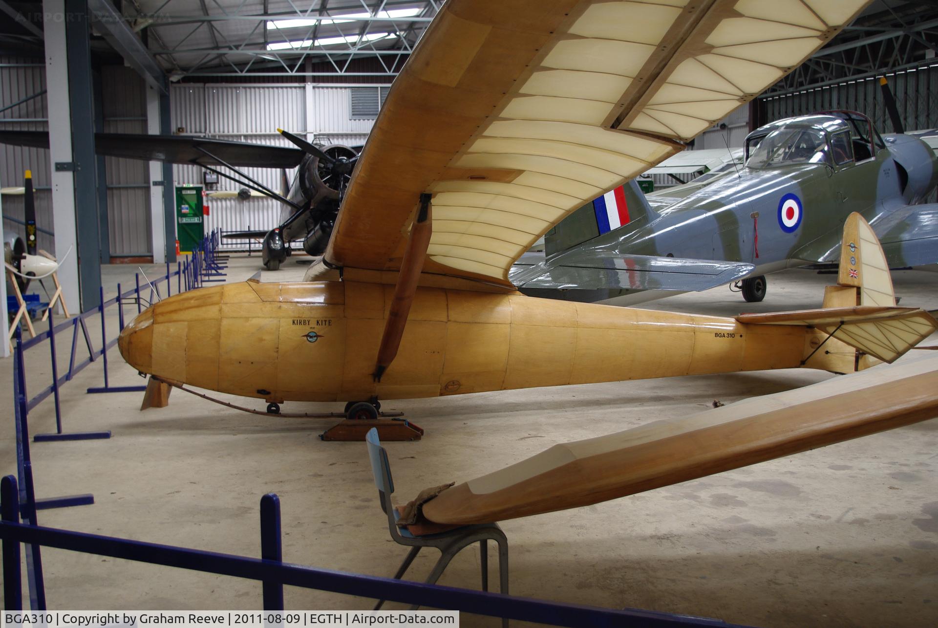 BGA310, 1937 Slingsby T-6 Kite 1 C/N 258B, On display.
