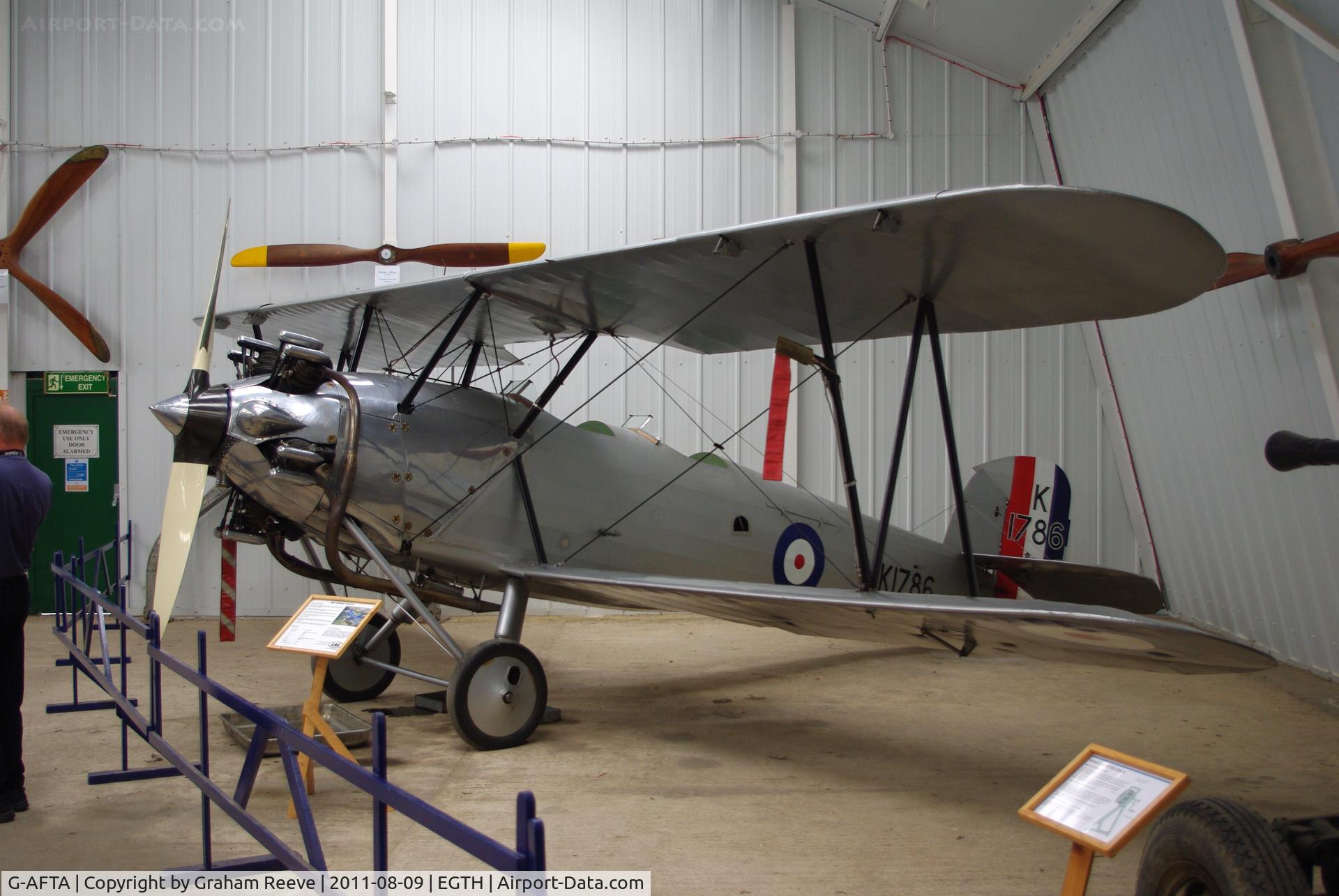 G-AFTA, 1931 Hawker Tomtit Mk1 C/N 30380, On display