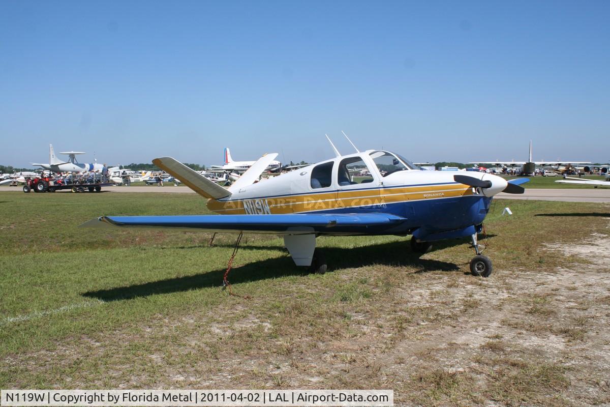 N119W, 1953 Beech D35 C/N D-3518, Beech D35