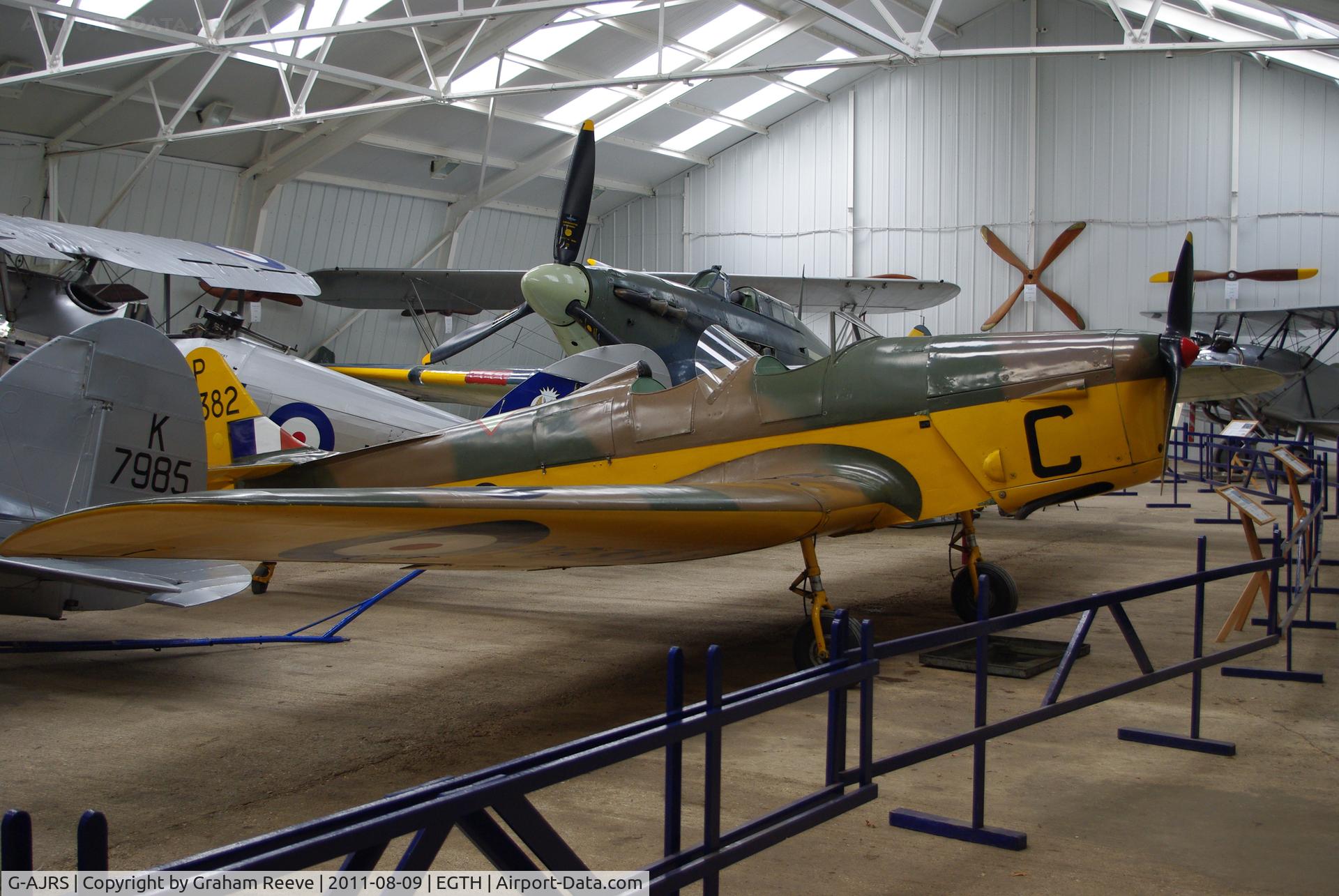 G-AJRS, 1939 Miles M14A Magister C/N 1750, On display.