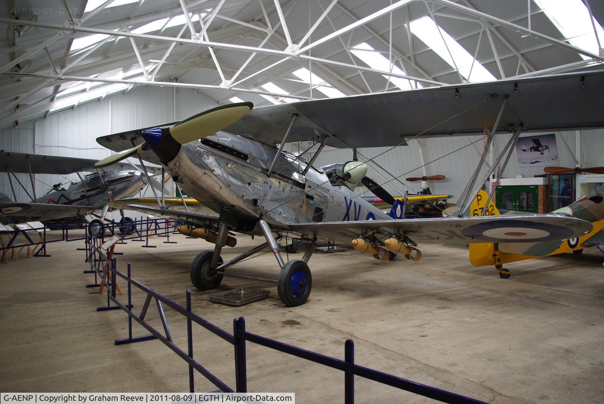 G-AENP, 1935 Hawker Hind C/N 41H/81902, On display.