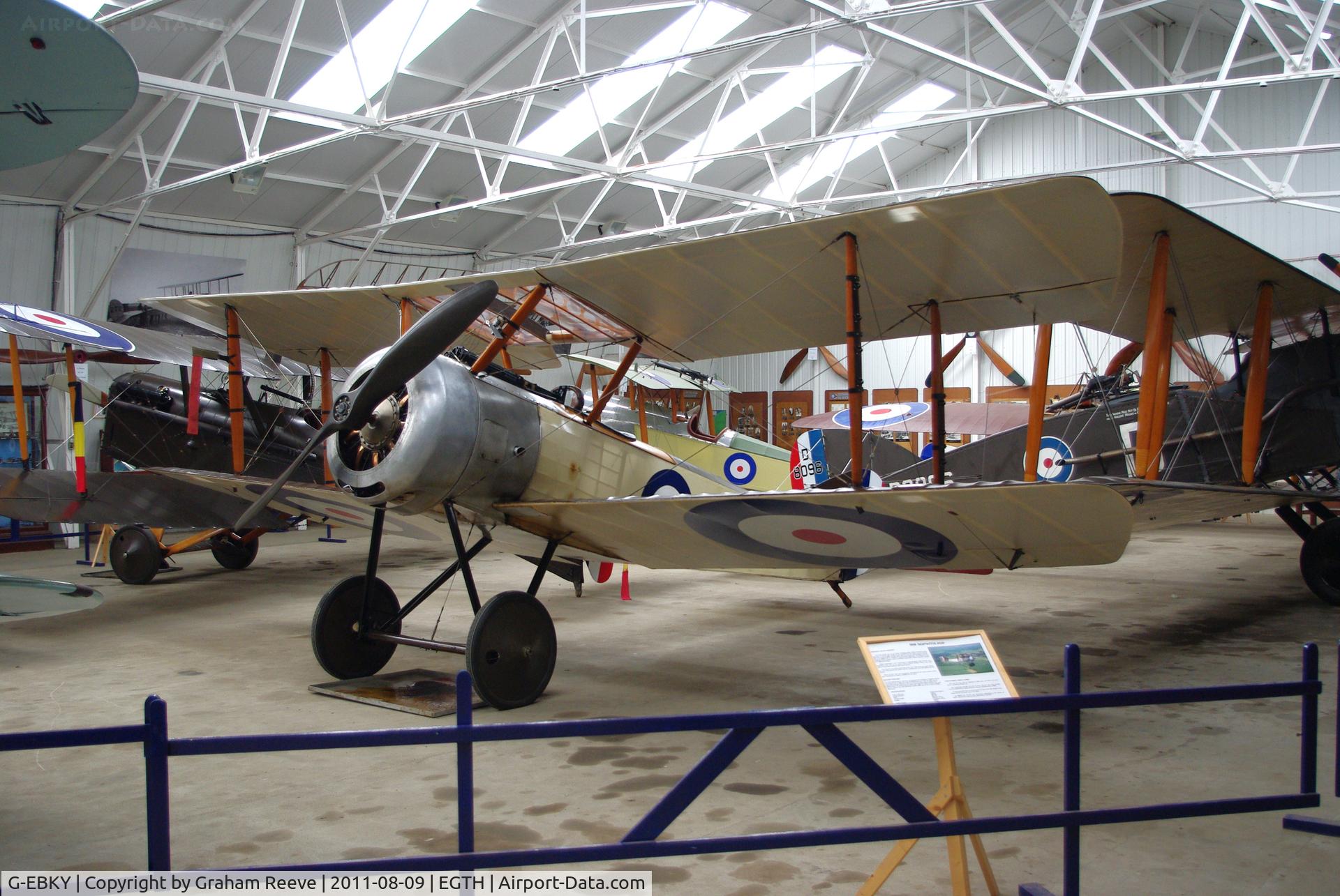 G-EBKY, 1920 Sopwith Pup C/N W/O 3004/14, On display.