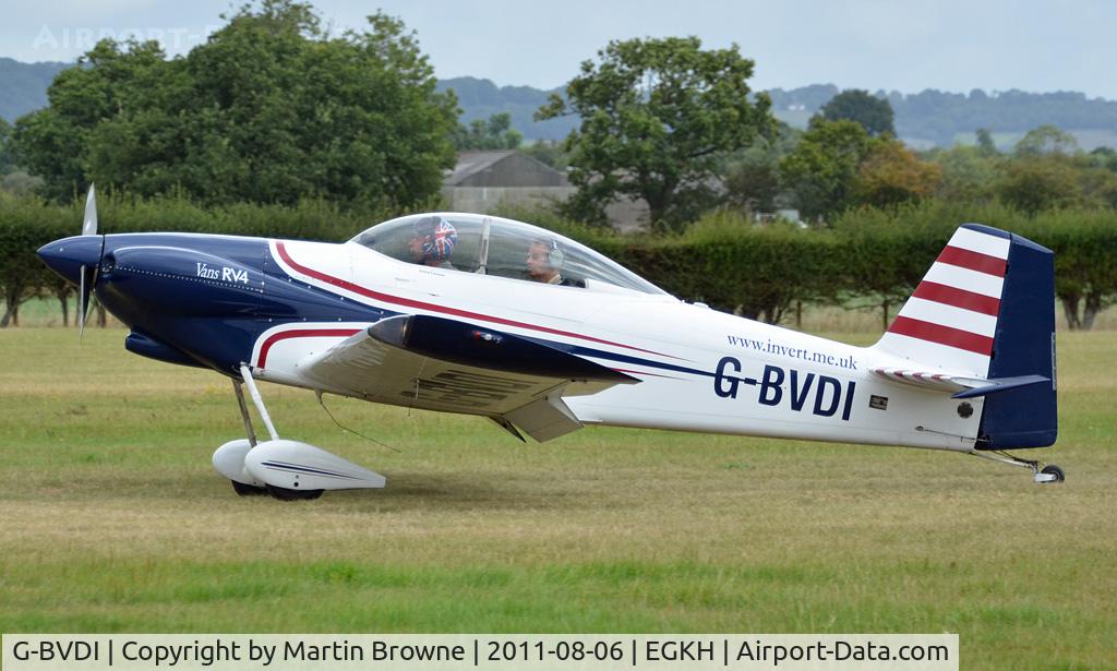 G-BVDI, 1992 Vans RV-4 C/N 2058, SHOT AT HEADCORN