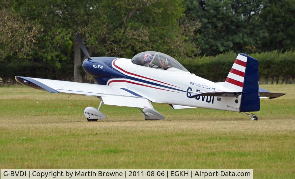 G-BVDI, 1992 Vans RV-4 C/N 2058, SHOT AT HEADCORN