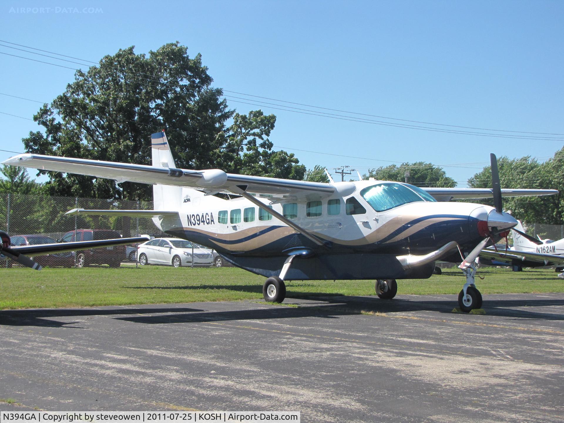 N394GA, 2008 Cessna 208B Grand Caravan C/N 208B2028, At Basler FBO during EAA Oshkosh 2011
