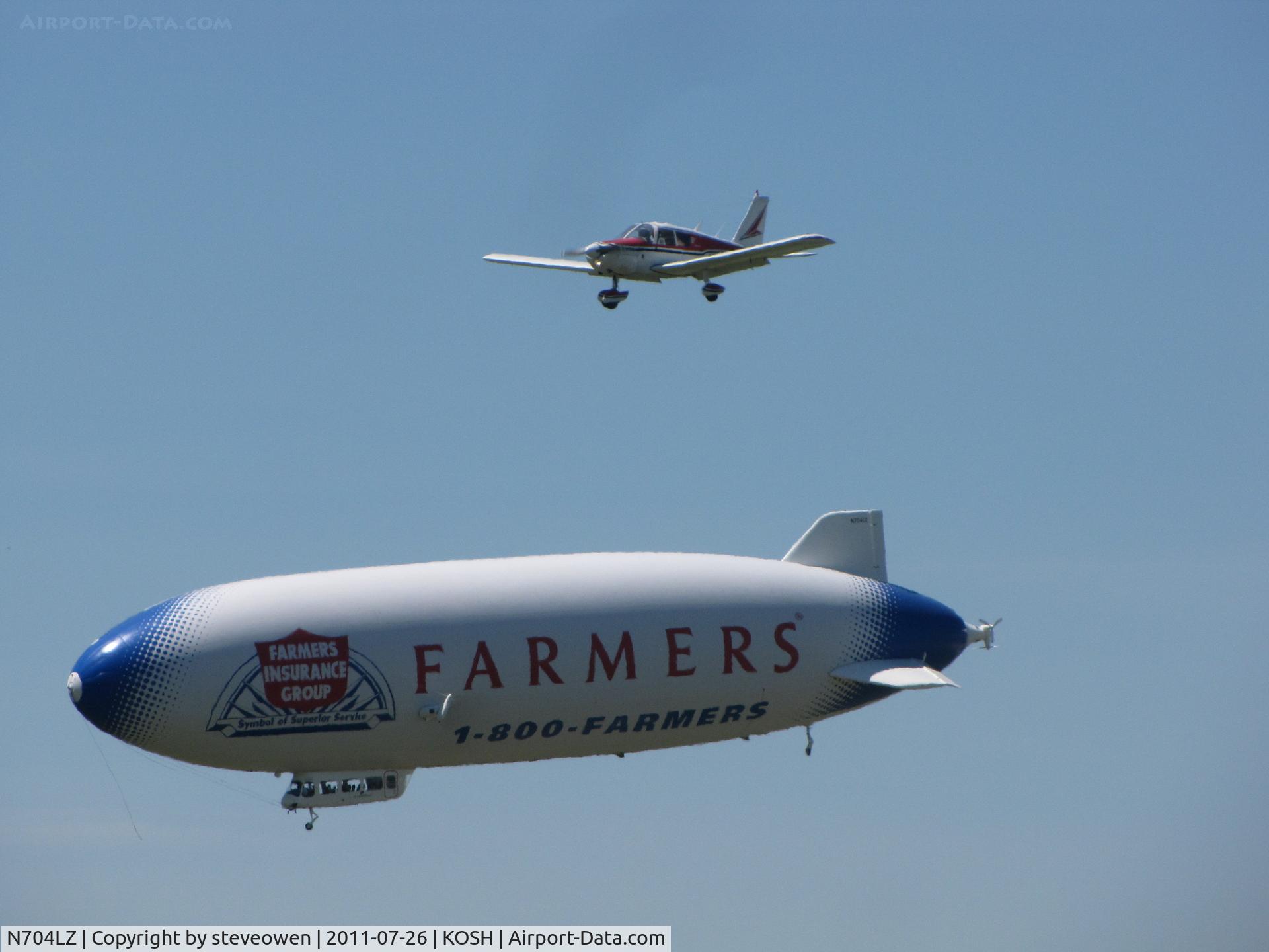 N704LZ, 2008 Zeppelin LZ N07-100 C/N 004, Farmer's Insurance Zepplin at EAA 2011