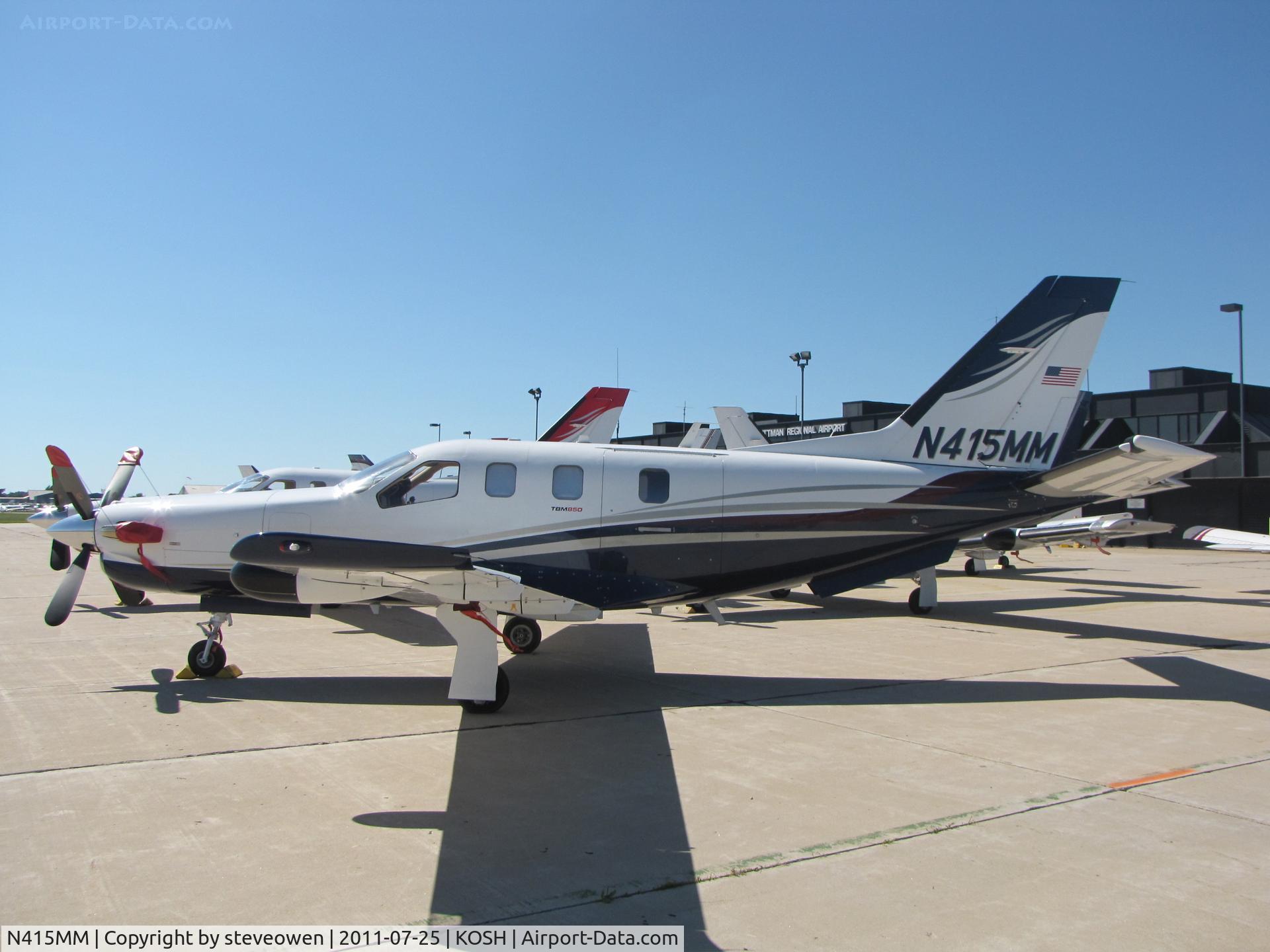 N415MM, 2007 Cirrus SR22 GTS C/N 2332, Orion FBO EAA 2011