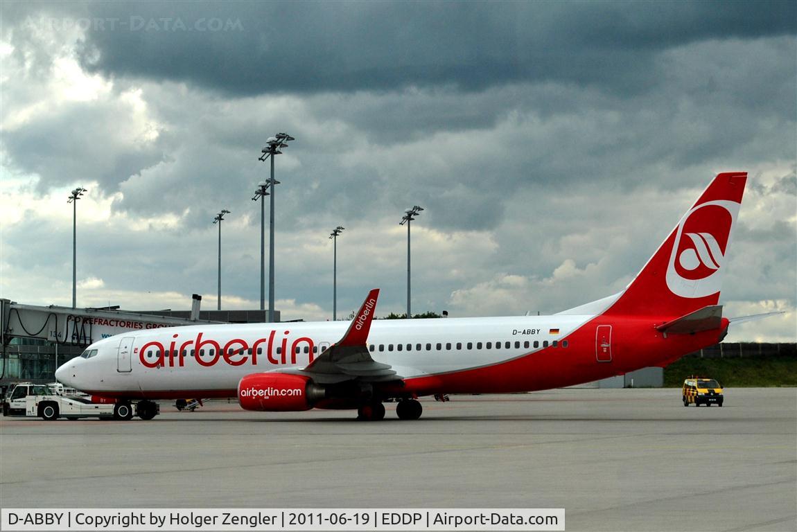D-ABBY, 2007 Boeing 737-86J C/N 34970, Ready for push back....