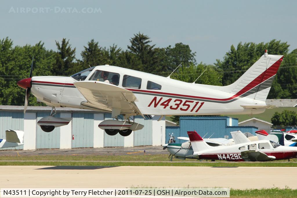 N43511, 1974 Piper PA-28-180 C/N 28-7405201, 1974 Piper PA-28-180, c/n: 28-7405201 at 2011 Oshkosh
