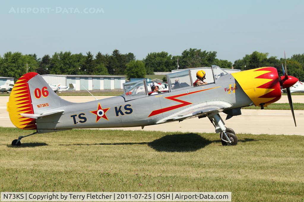 N73KS, 2001 Yakovlev (Aerostar) Yak-52TW C/N 0112230, 2001 S C Aerostar S A YAK-52TW, c/n: 0112230