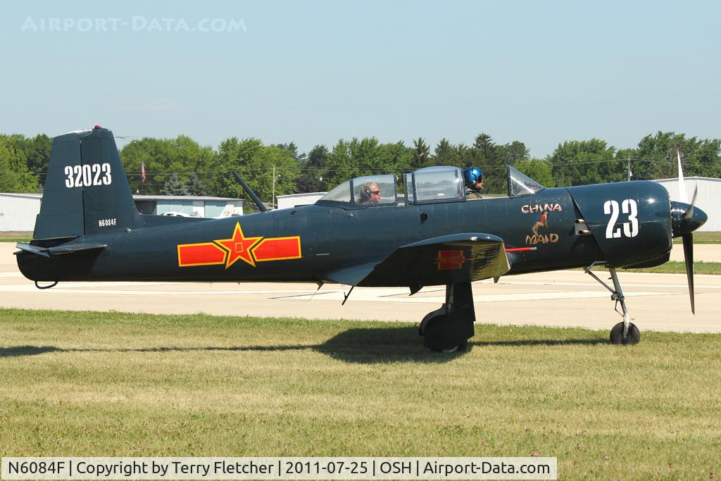 N6084F, 1977 Nanchang CJ-6 C/N 3732023, 1977 Nanchang China CJ-6, c/n: 3732023
'CHINA MAID ' at 2011 Oshkosh