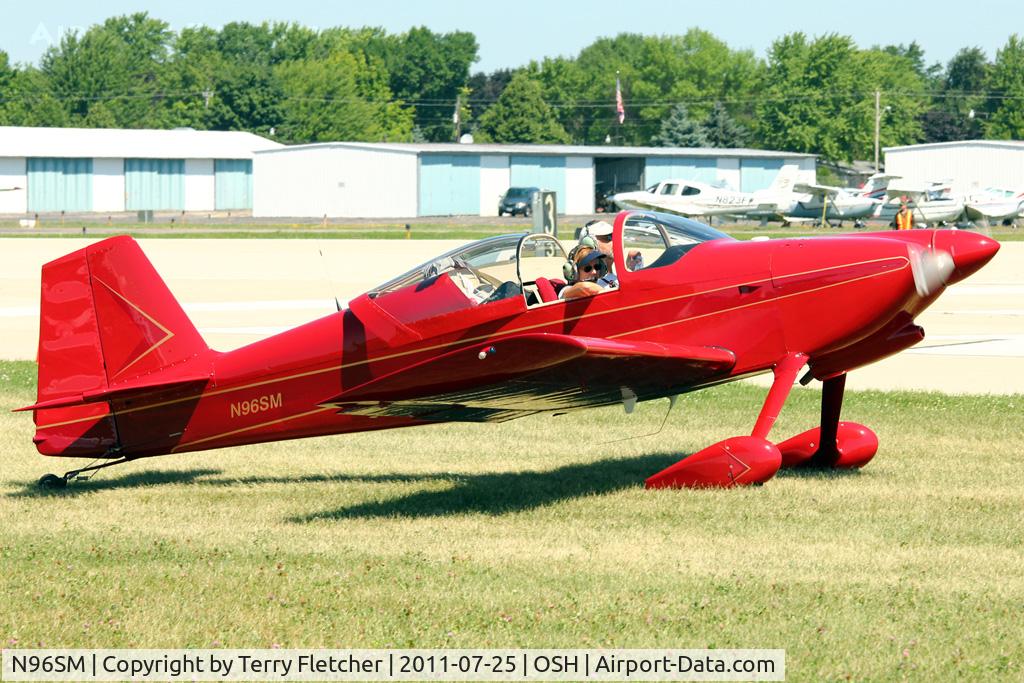 N96SM, Vans RV-6 C/N 21590, Wiencek Mark S RV6, c/n: 21590 at 2011 Oshkosh