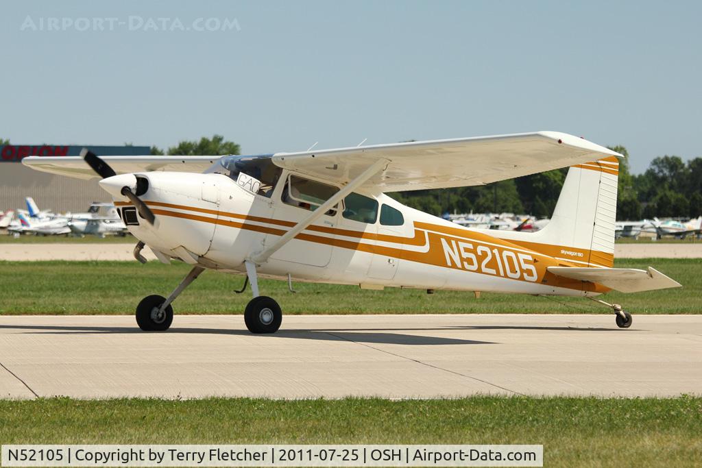 N52105, 1974 Cessna 180J C/N 18052504, 1974 Cessna 180J, c/n: 18052504 at 2011 Oshkosh