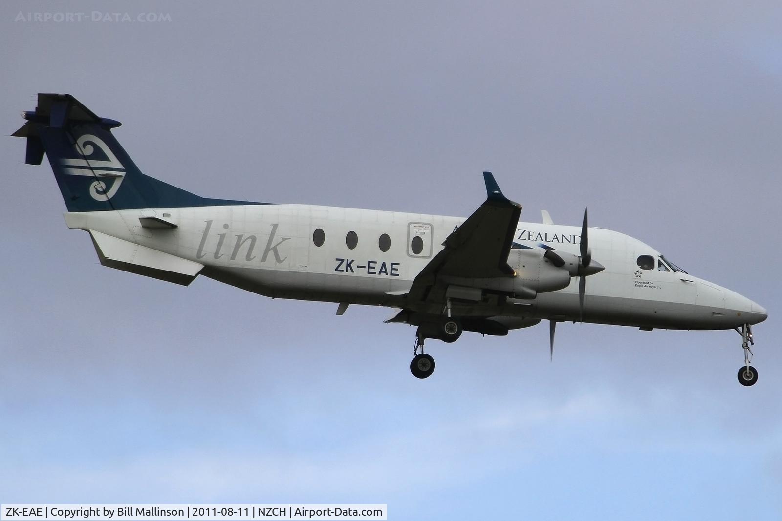 ZK-EAE, 2001 Beech 1900D C/N UE-428, final to 20