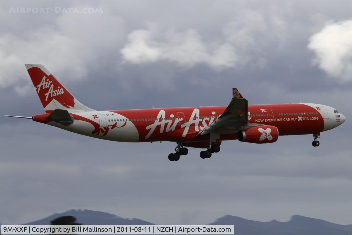 9M-XXF, 2009 Airbus A330-343X C/N 1126, final to 20