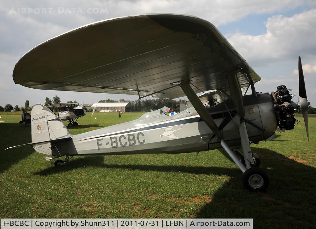 F-BCBC, Morane-Saulnier MS.317 C/N 323, Parked on the grass...