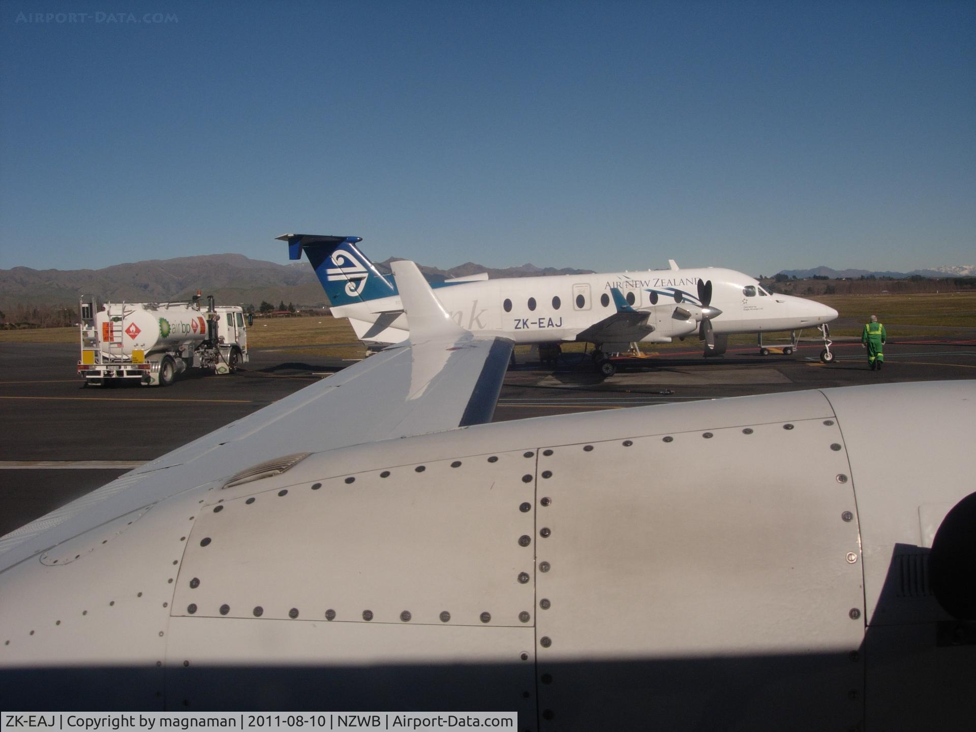ZK-EAJ, 2002 Raytheon Aircraft Company 1900D C/N UE-433, Next one to depart Blenheim after me.