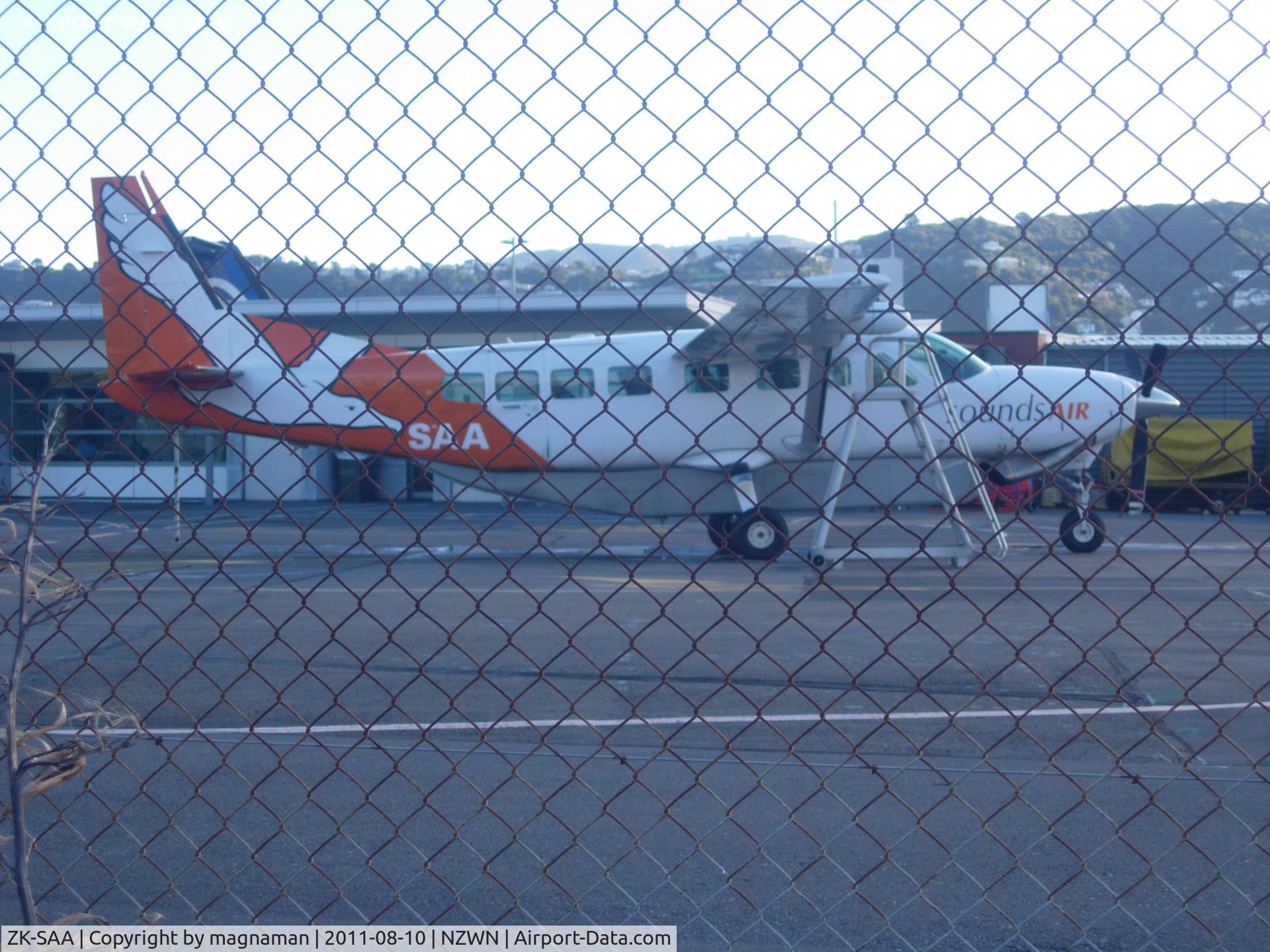 ZK-SAA, Cessna 208B Grand Caravan C/N 208B0862, Followed me from Blenheim into Wellington.