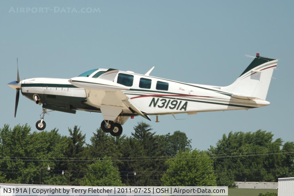 N3191A, 1999 Raytheon Aircraft Company A36 Bonanza C/N E-3291, 1999 Raytheon Aircraft Company A36, c/n: E-3291 at 2011 Oshkosh