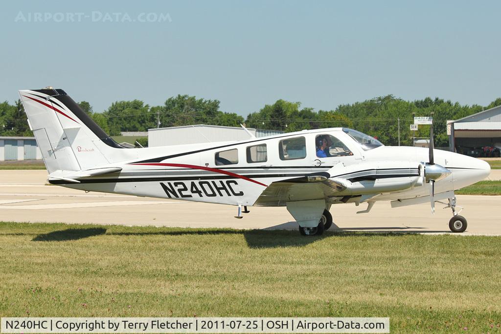 N240HC, 1979 Beech 58P Baron C/N TJ-221, 1979 Beech 58P, c/n: TJ-221 at 2011 Oshkosh