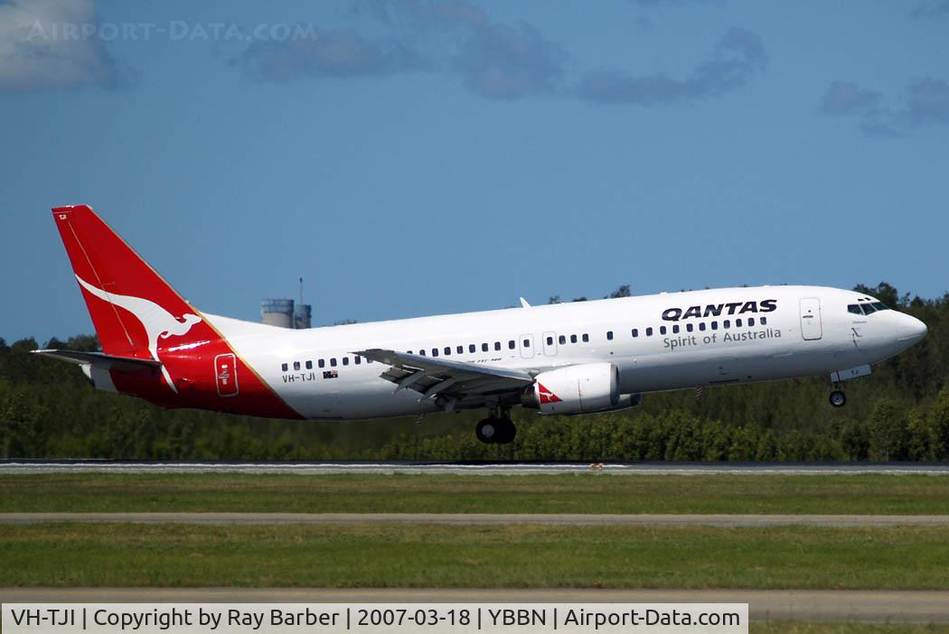 VH-TJI, 1990 Boeing 737-476 C/N 24434, Boeing 737-476 [24434] (QANTAS) Brisbane-International~VH 18/03/2007.
