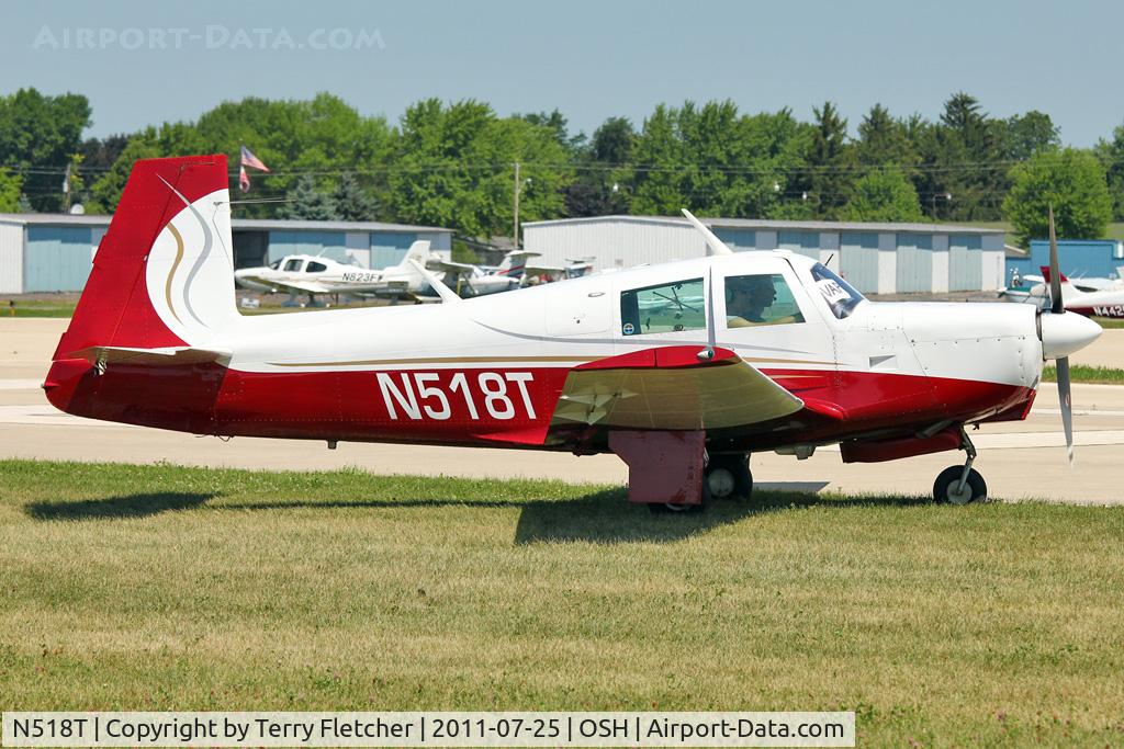 N518T, 1966 Mooney M20C Ranger C/N 3466, 1966 Mooney M20C, c/n: 3466 at 2011 Oshkosh