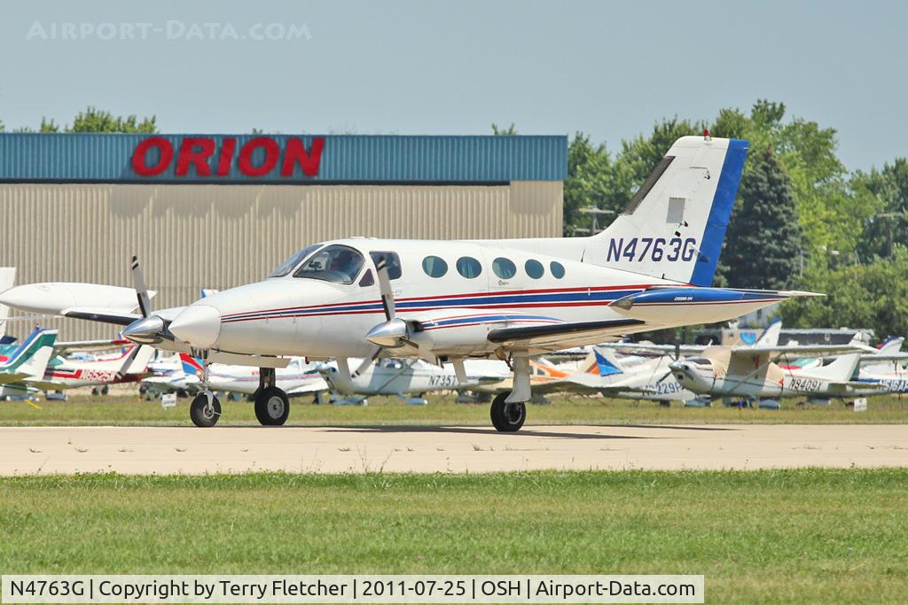 N4763G, 1977 Cessna 414 Chancellor Chancellor C/N 414-0938, 1977 Cessna 414, c/n: 414-0938 at 2011 Oshkosh