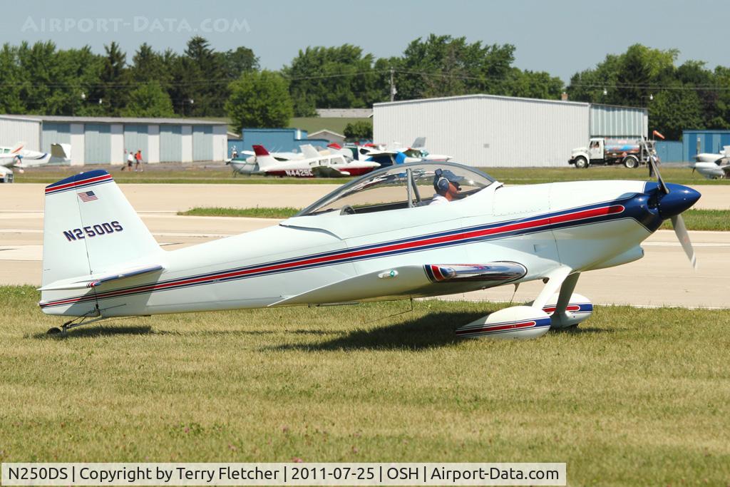 N250DS, 1996 Vans RV-4 C/N 250, 1996 Sipp Richard L VANS RV-4, c/n: 250 at 2011 Oshkosh