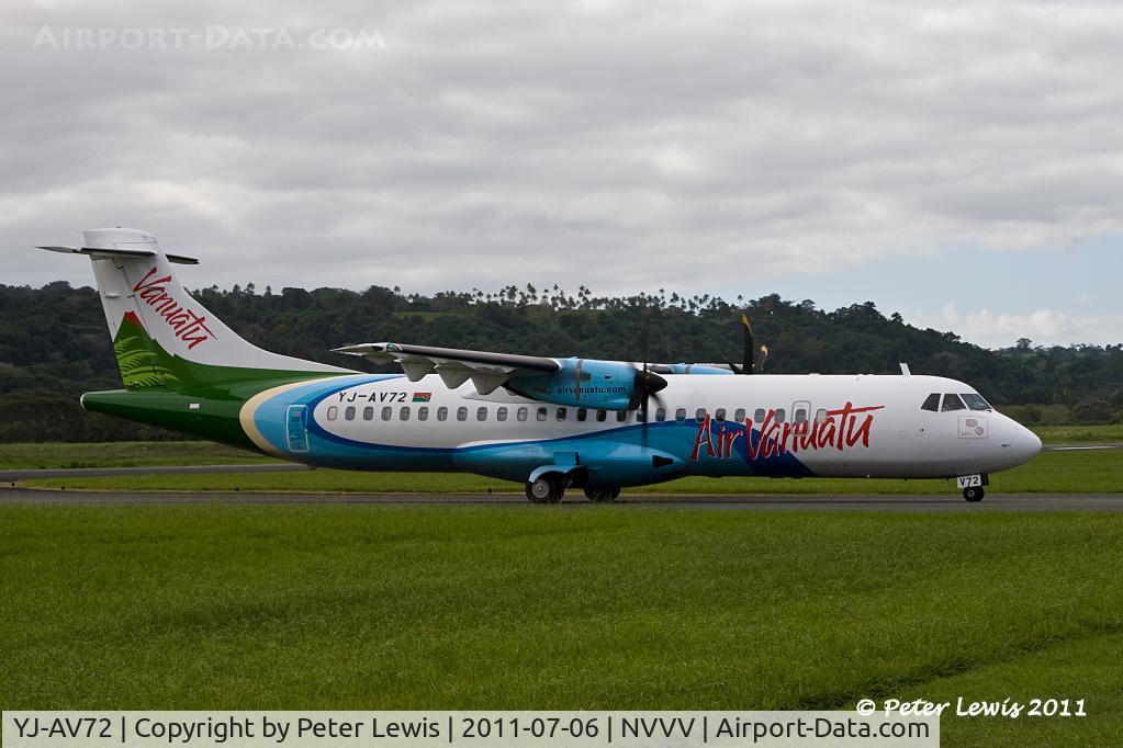 YJ-AV72, 2009 ATR 72-212A C/N 876, Air Vanuatu Bauerfield-Pekoa shuttle