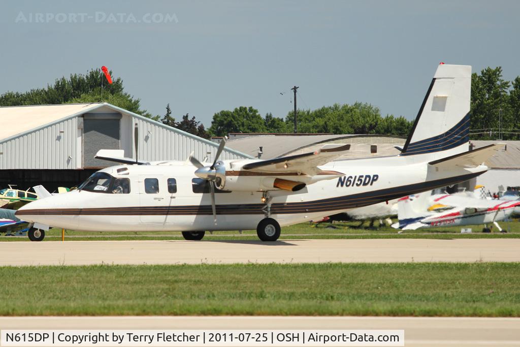N615DP, 1976 Rockwell International 690A Turbo Commander C/N 11317, 1976 Rockwell International 690A, c/n: 11317 at 2011 Oshkosh