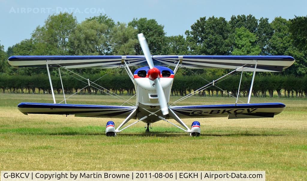 G-BKCV, 1990 EAA Acro Sport II C/N PFA 072A-10776, SHOT AT HEADCORN