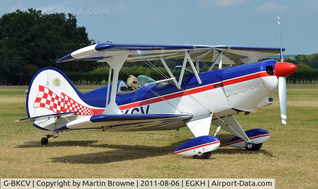 G-BKCV, 1990 EAA Acro Sport II C/N PFA 072A-10776, SHOT AT HEADCORN