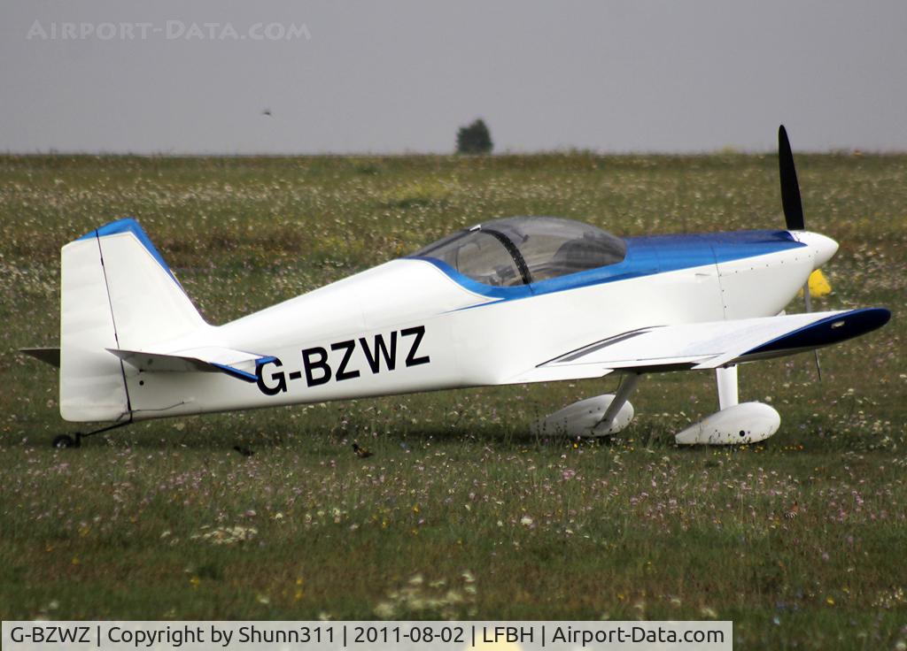 G-BZWZ, 2003 Van's RV-6 C/N PFA 181A-13419, Parked on the grass...