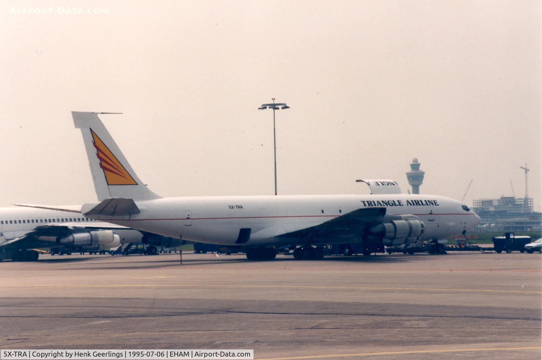 5X-TRA, 1974 Boeing 707-3J6C C/N 20722, Triangle Airlines