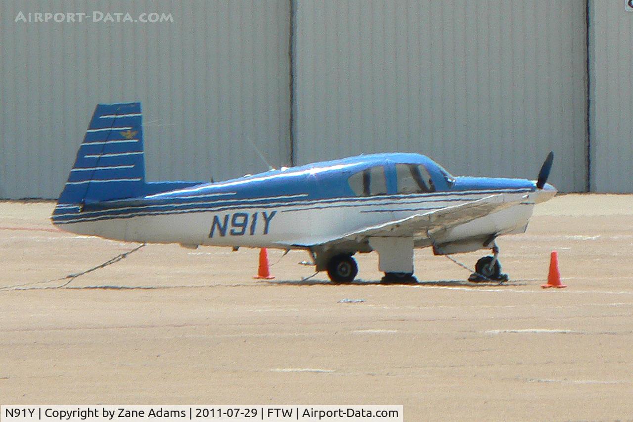 N91Y, 1962 Mooney M20C Ranger C/N 2188, At Meacham Field - Fort Worth, TX