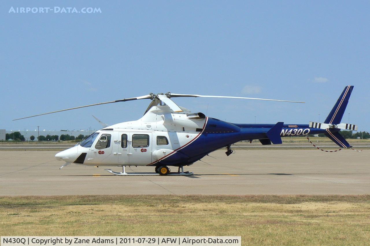 N430Q, 1996 Bell 430 C/N 49002, This helicopter set an around the world speed record in 1996. 
http://www.bowerhelicopter.com/atw/day1.html