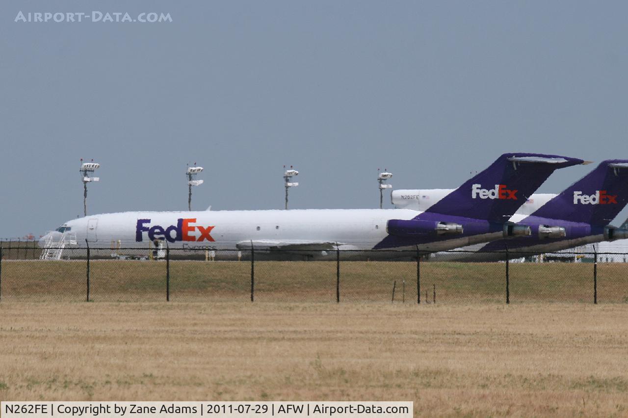 N262FE, 1979 Boeing 727-233F C/N 21624, Fed-Ex 727's on the ramp at Alliance Airport - Fort Worth, TX
