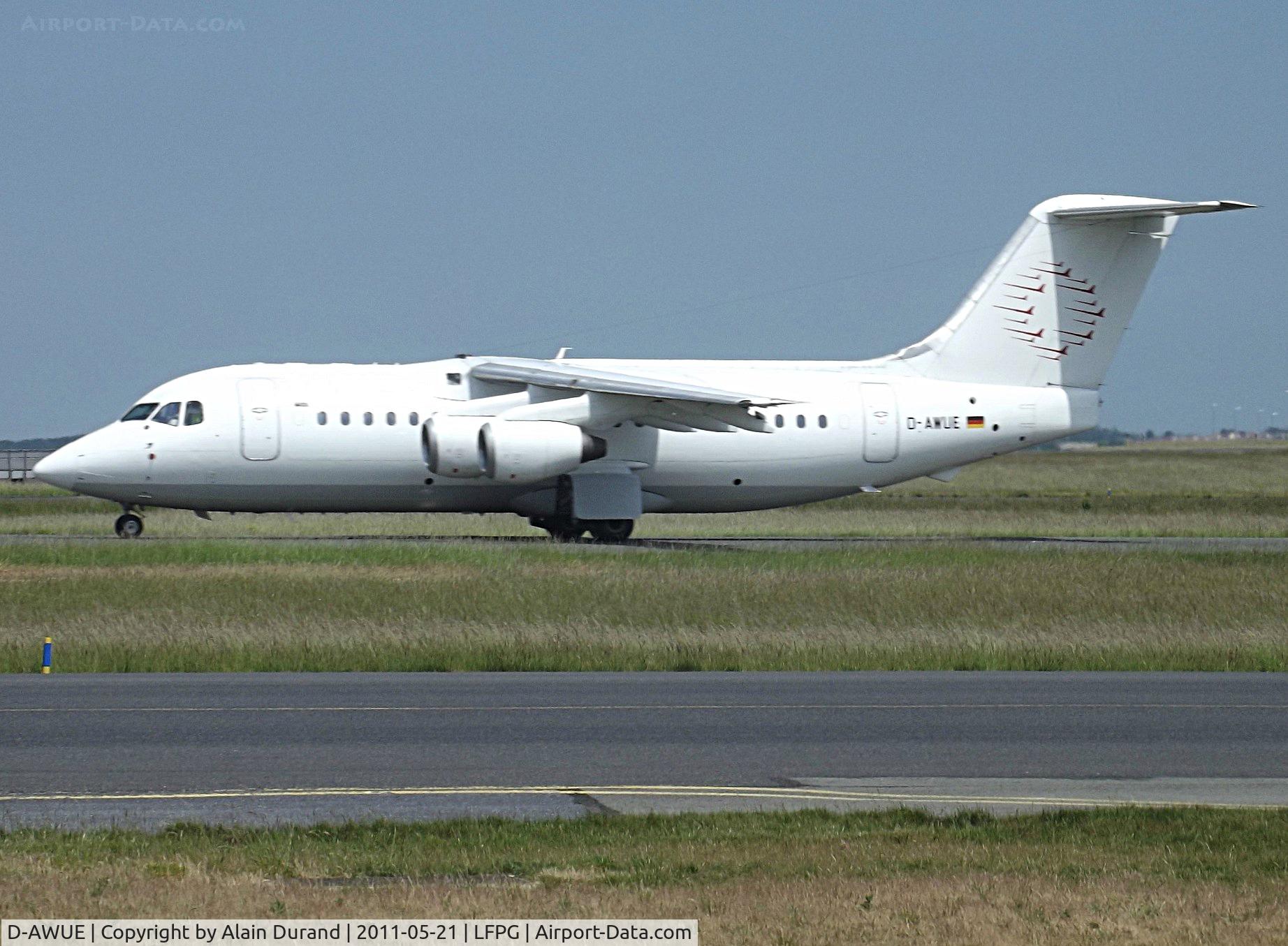 D-AWUE, 1986 British Aerospace BAe.146-200 C/N E2050, the 50th BAe 146 spent the 13 first years of her active life by serving Pelita as PK-PJP