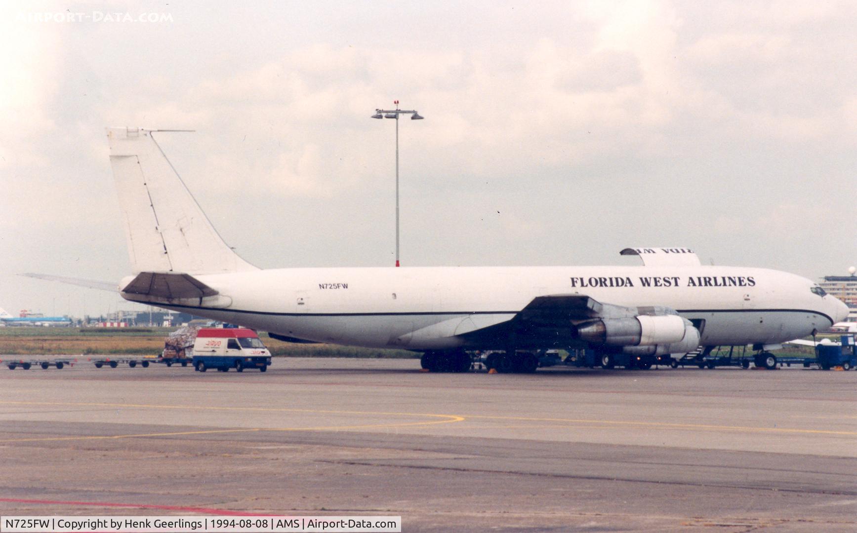 N725FW, 1968 Boeing 707-369C C/N 20085, Florida West Airlines
