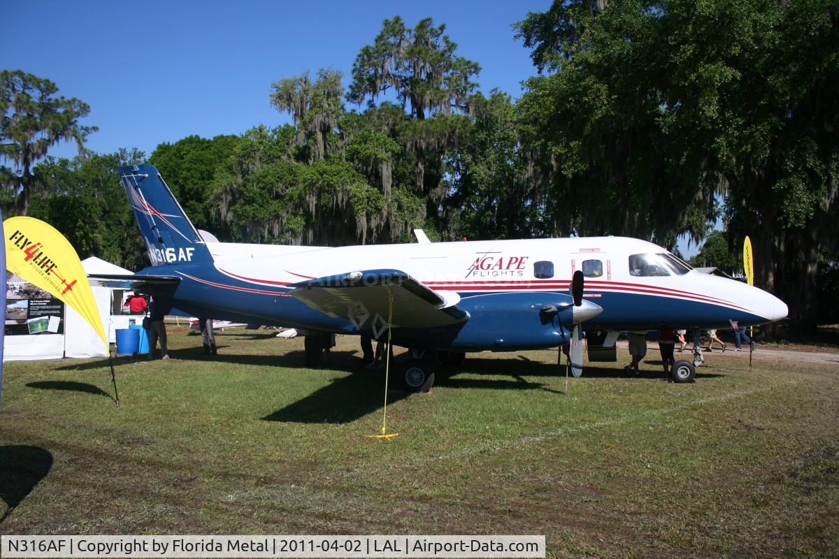 N316AF, 1980 Embraer EMB-110P1 Bandeirante C/N 110.271, JAARS EMB-110