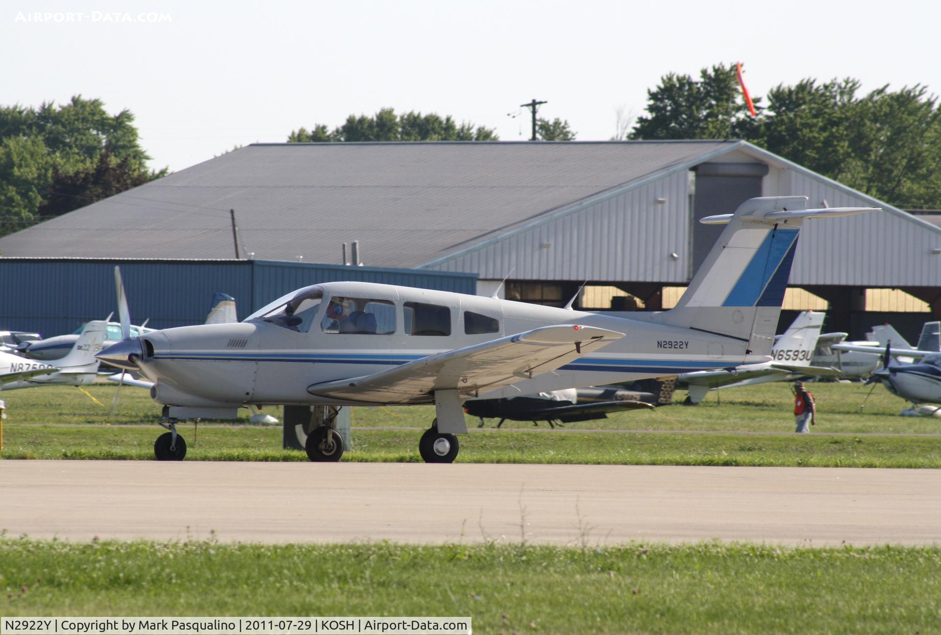 N2922Y, 1979 Piper PA-28RT-201T Cherokee Arrow III C/N 28R-8031029, Piper PA-28R-201T