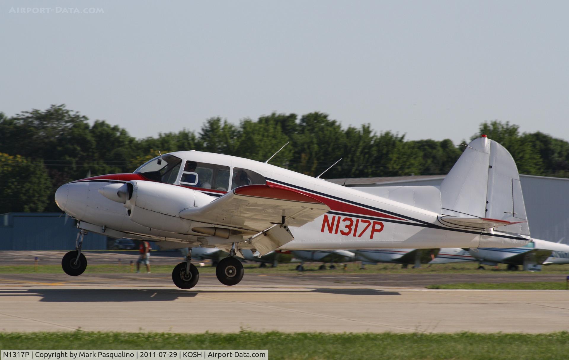 N1317P, 1955 Piper PA-23 Aztec 250 C/N 23-357, Piper PA-23