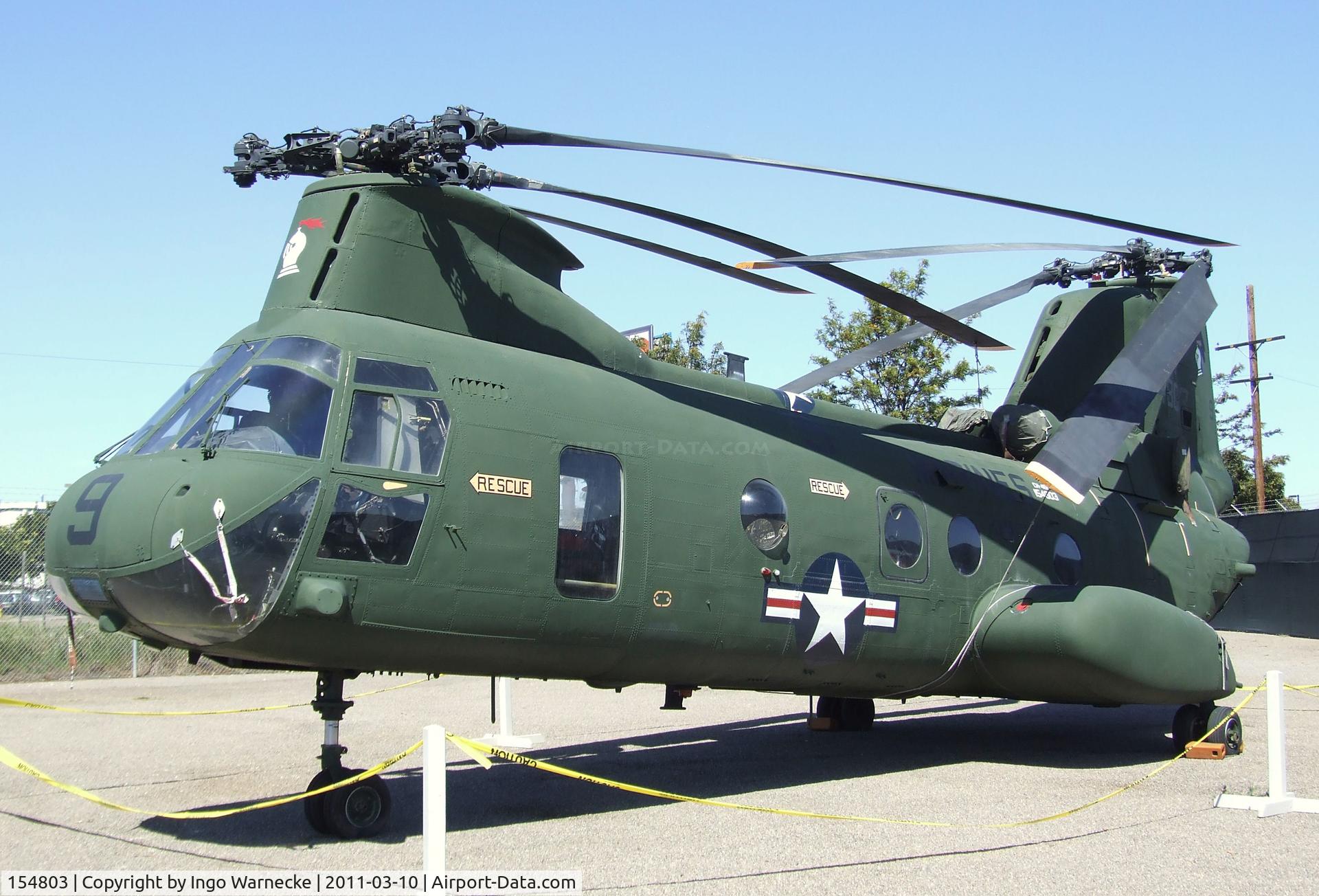 154803, Boeing Vertol CH-46D Sea Knight C/N 2410, Boeing-Vertol CH-46D Sea Knight at the Flying Leatherneck Aviation Museum, Miramar CA