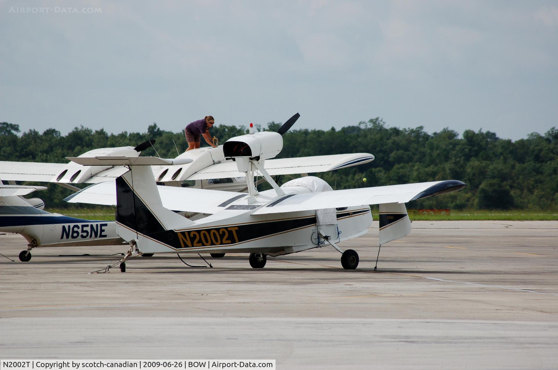 N2002T, 1969 Thurston TSC-1A C/N 2, 1969 Thurston TSC-1A N2002T and 1986 STOL UC-1 N65NE at Bartow Municipal Airport, Bartow, FL