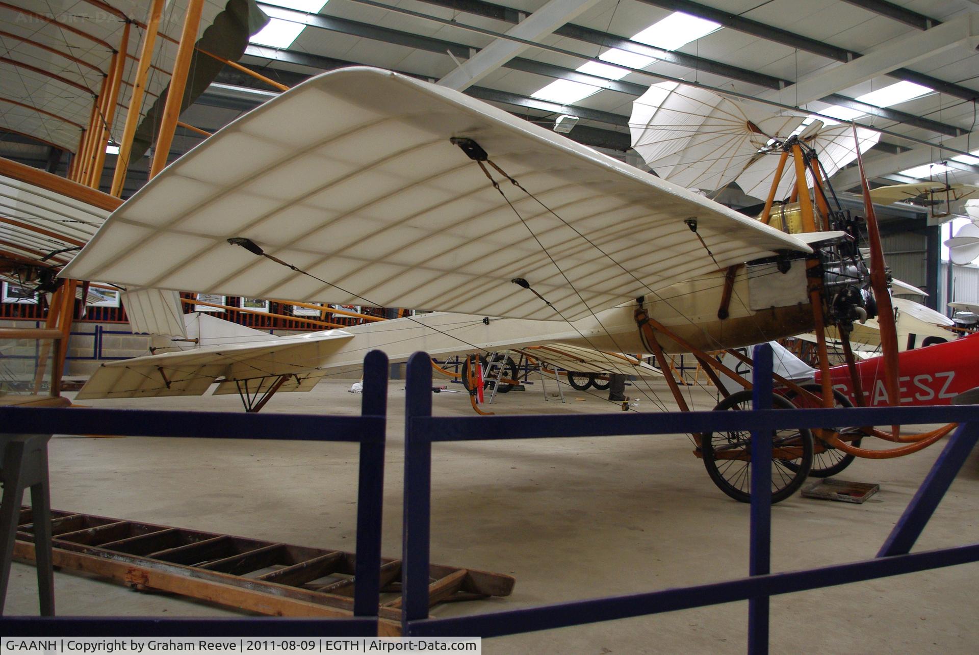 G-AANH, 1910 Deperdussin Monoplane Type D C/N BAPC005, On display.