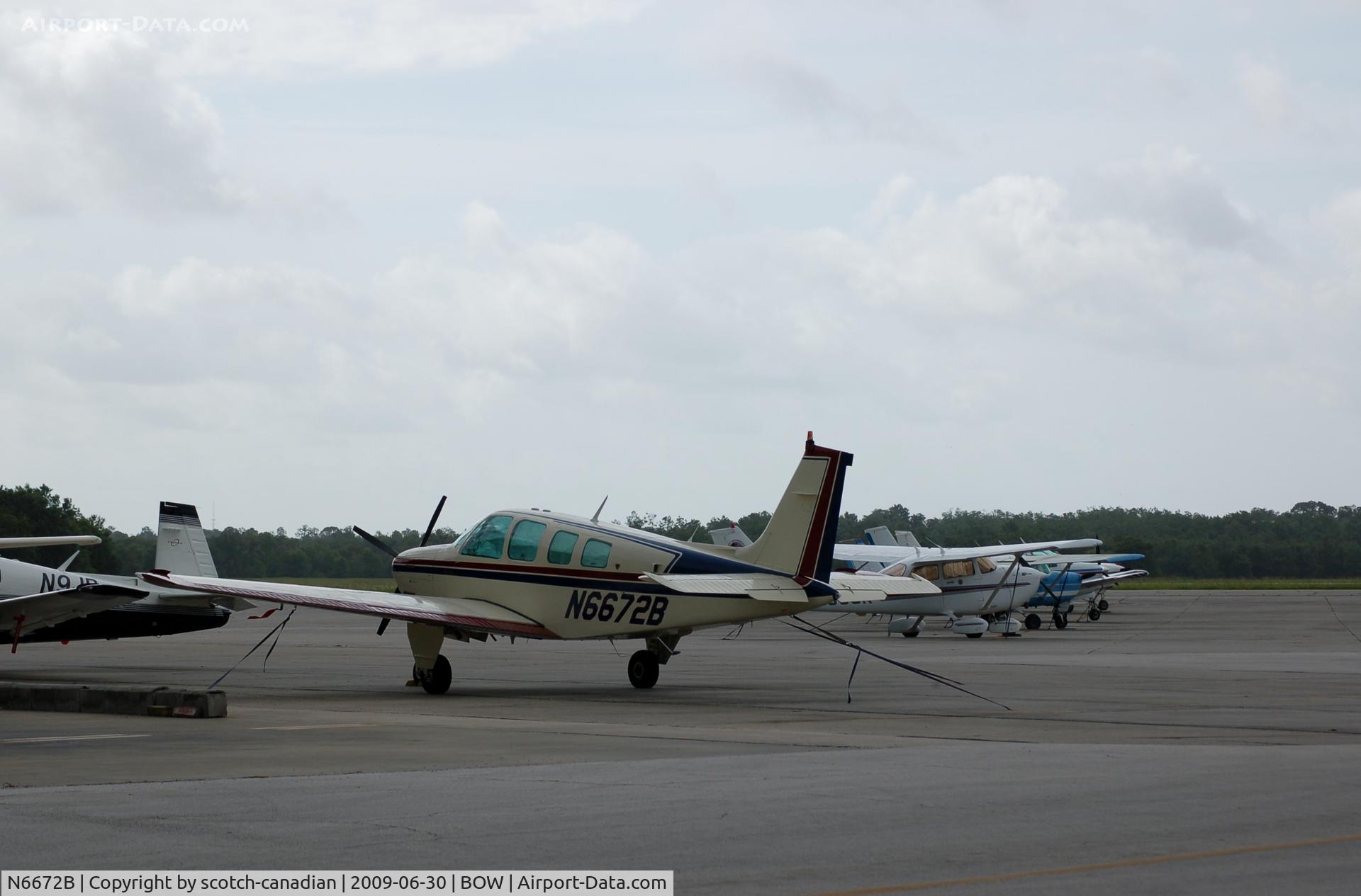 N6672B, 1979 Beech A36 Bonanza 36 C/N E-1584, 1979 Beech A36 N6672B at Bartow Municipal Airport, Bartow, FL