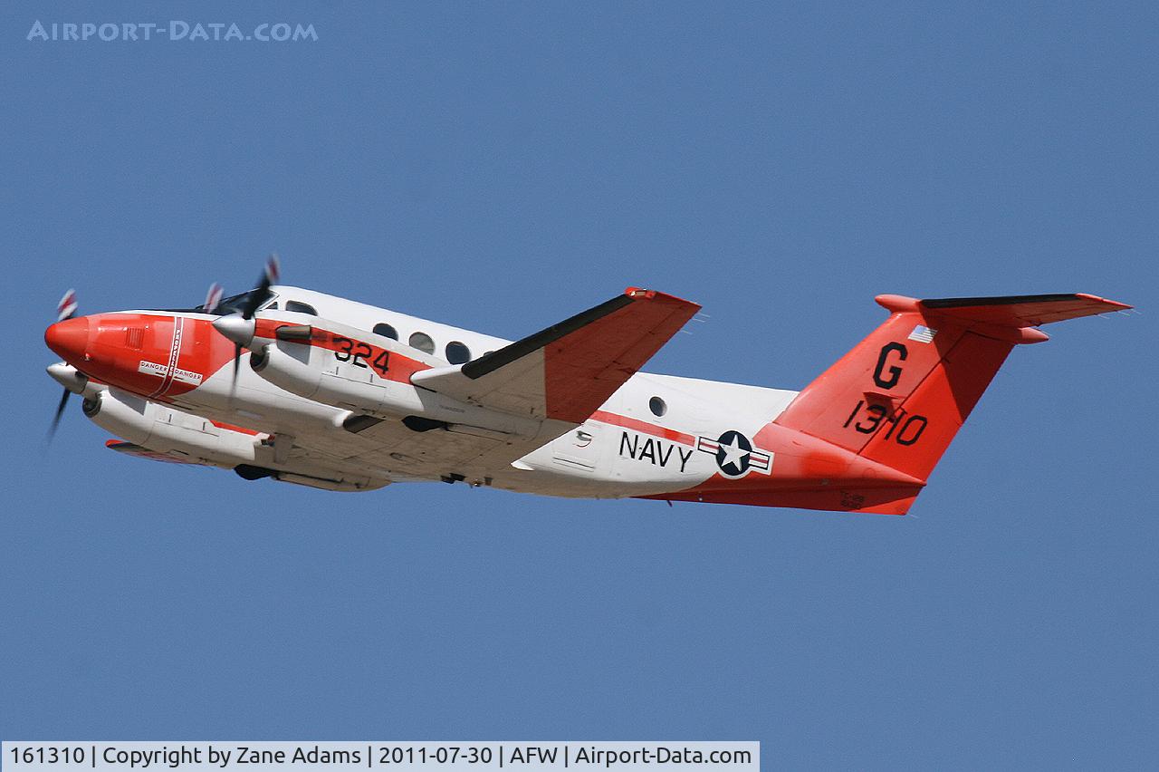 161310, Beech TC-12B Huron C/N BJ-27, At Alliance Airport -Tropical Storm Don evac from NAS Corpus Christie