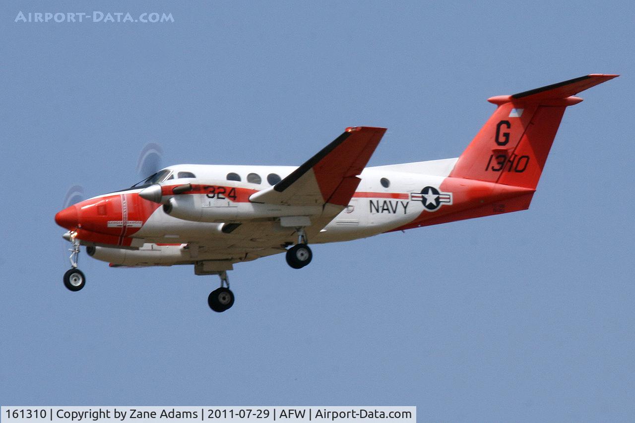161310, Beech TC-12B Huron C/N BJ-27, At Alliance Airport -Tropical Storm Don evac from NAS Corpus Christie