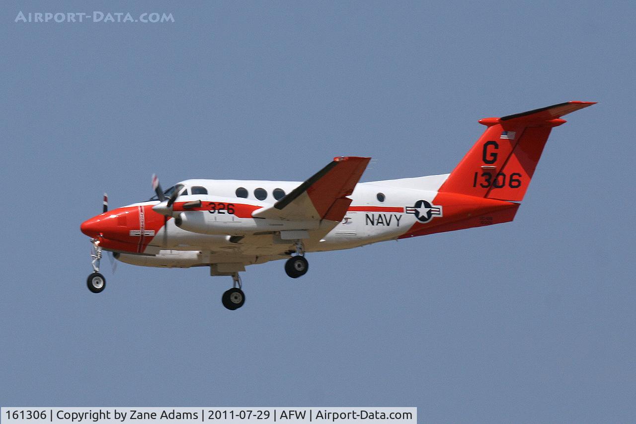 161306, Beech TC-12B Huron C/N BJ-23, At Alliance Airport -Tropical Storm Don evac from NAS Corpus Christie
